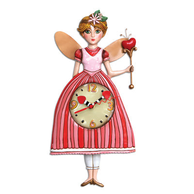 Clock Wall Princess Pixie Fairy Funky Retro